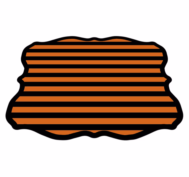 Halloween stripes halloween vinyl carpet - TenStickers