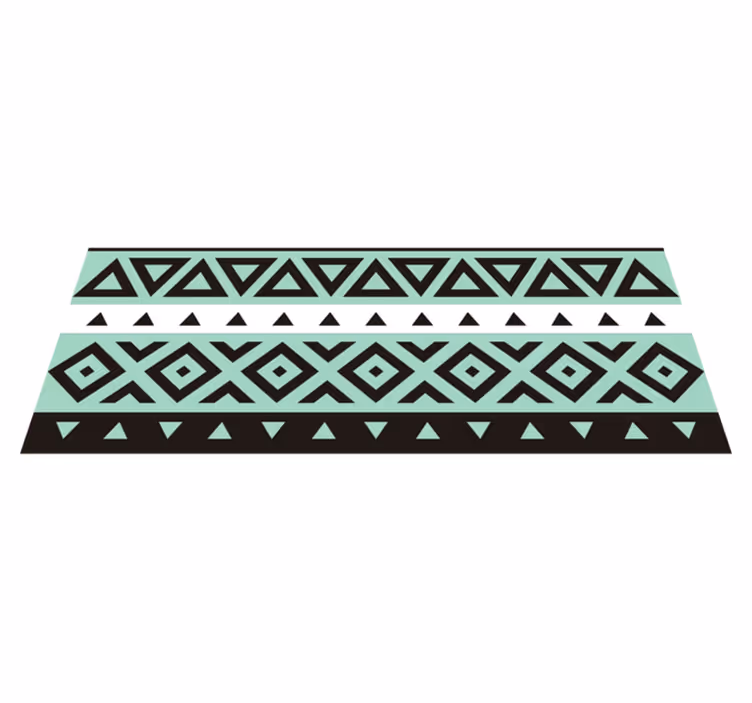Geometric Gaming Path game vinyl carpet - TenStickers