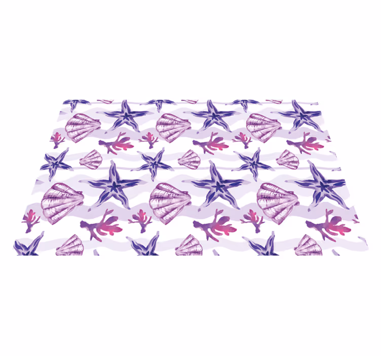 Marine Motifs animal vinyl carpet - TenStickers