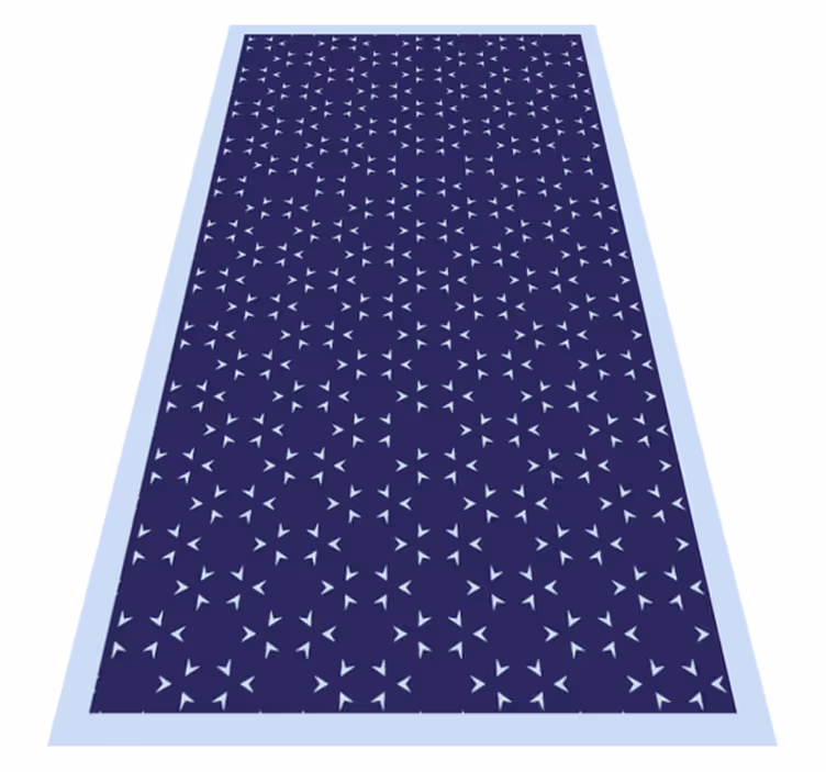Nautical Stripe Pattern striped vinyl carpet - TenStickers