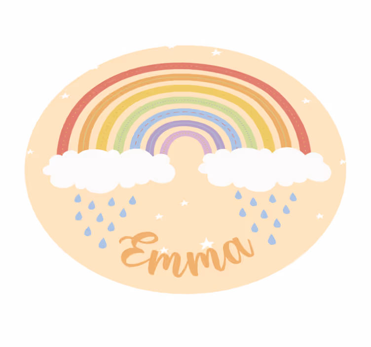Customizable Rainbow custom vinyl carpet - TenStickers