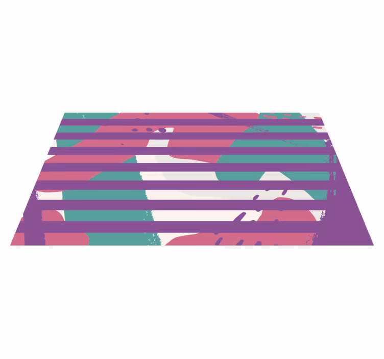 Striped Pattern striped vinyl carpet - TenStickers