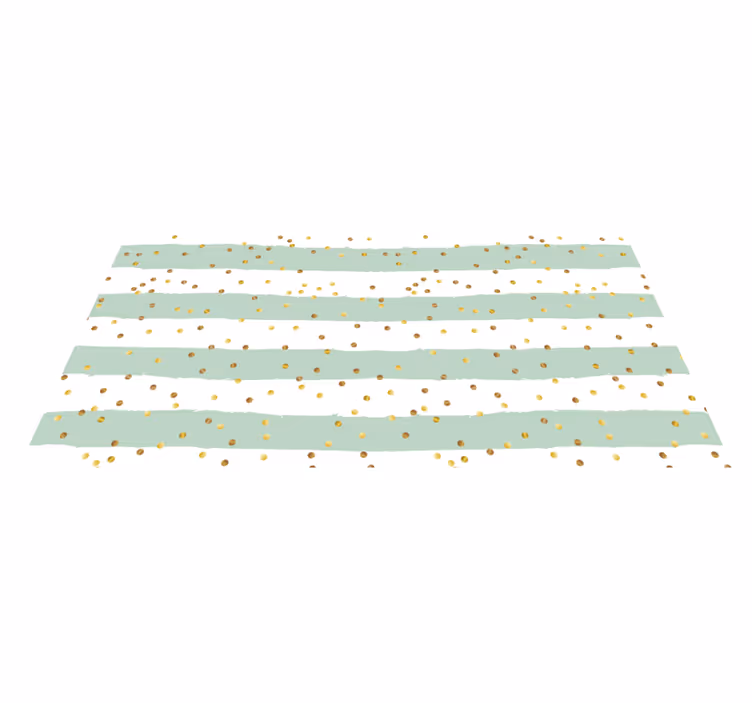 Lined Polka Dots striped vinyl carpet - TenStickers