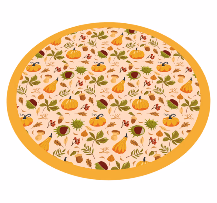 Autumn Harvest Theme nature vinyl carpet - TenStickers