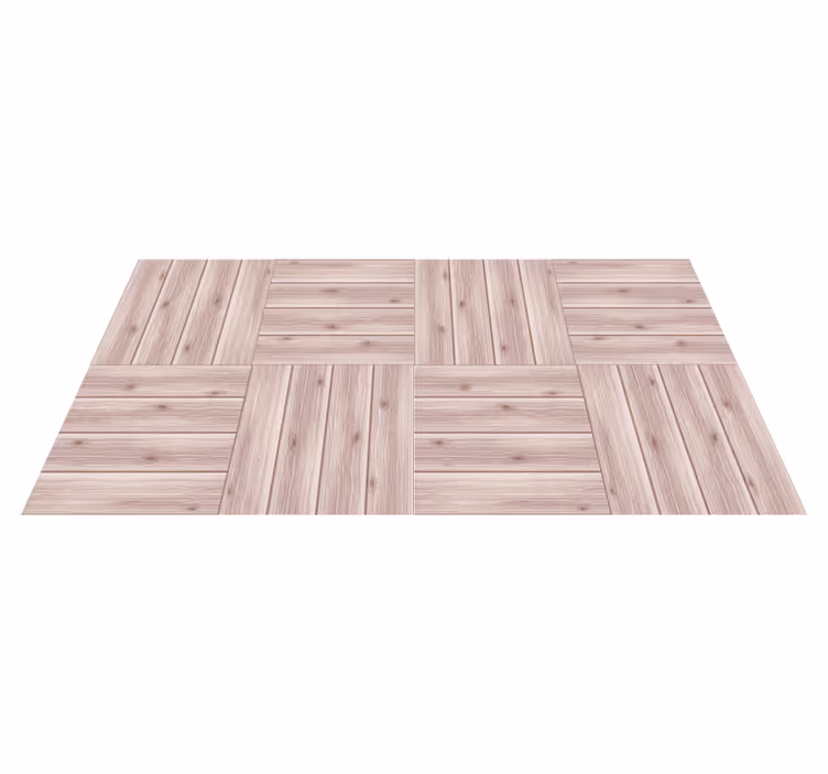 Wooden Planks Simulation wood effect vinyl carpet - TenStickers