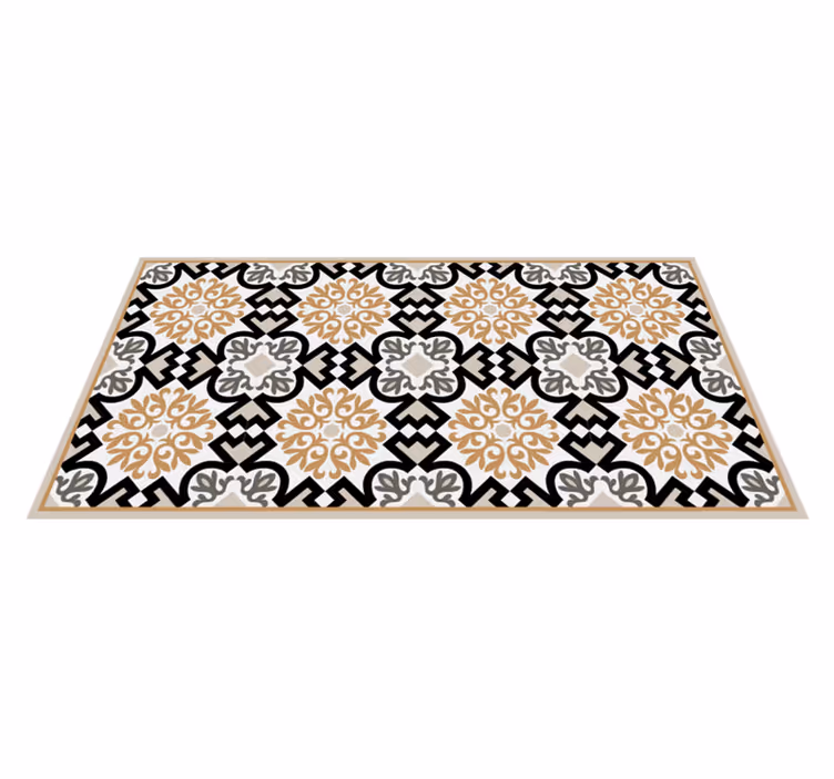 Mosaic vinyl carpet intricate mosaic design - TenStickers