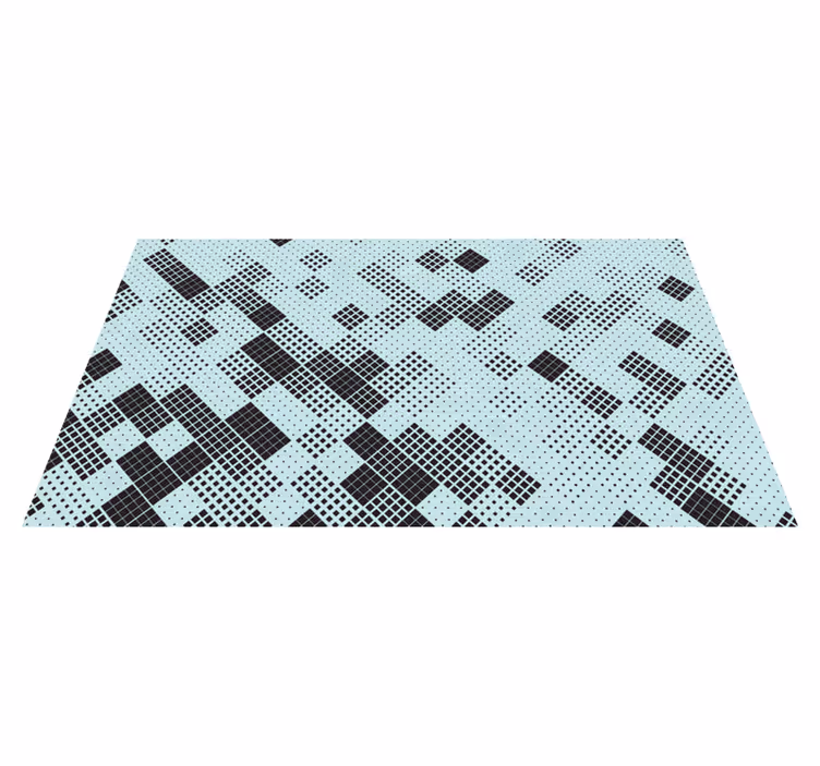 Mosaic vinyl carpet with mosaic design - TenStickers