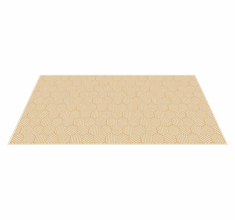 Herringbone Elegance geometric vinyl carpet - TenStickers