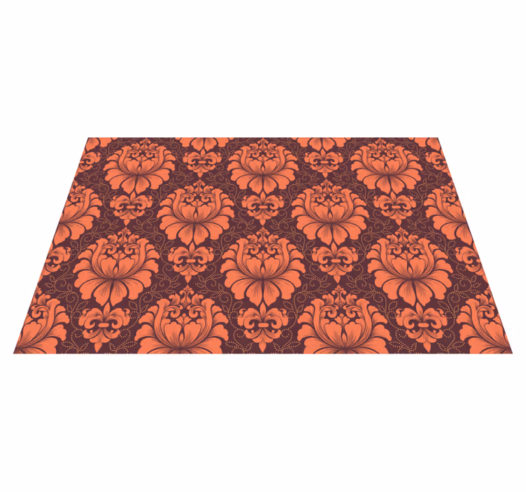 Ornate Symmetry mandala vinyl carpet - TenStickers