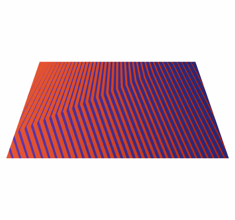Contrast Stripes striped vinyl carpet - TenStickers