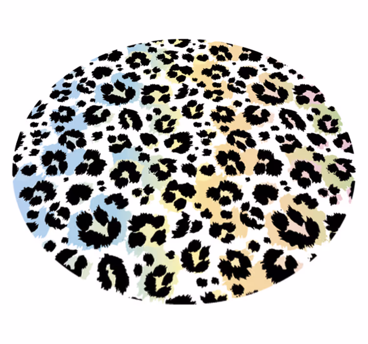 Leopard Spots Pattern animal print vinyl carpet - TenStickers