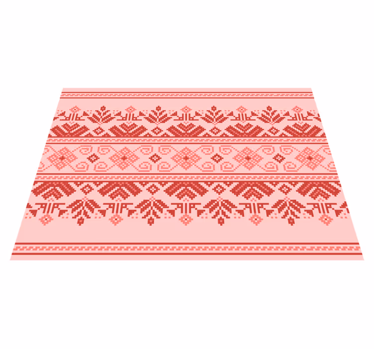 Ethnic Ornamental Pattern mandala vinyl carpet - TenStickers