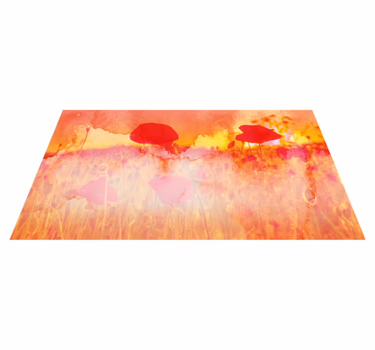 Abstract Meadow nature vinyl carpet - TenStickers