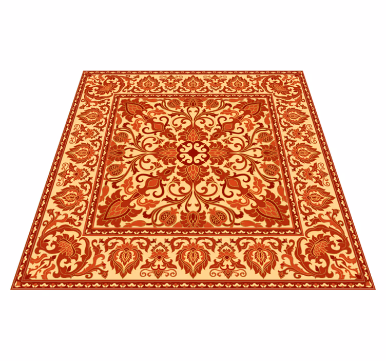 Ornate Baroque Inspiration vintage vinyl carpet - TenStickers