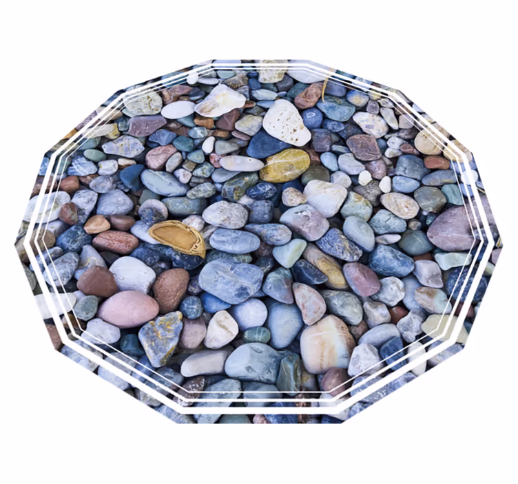 Pebble Illusion stone effect vinyl carpet - TenStickers