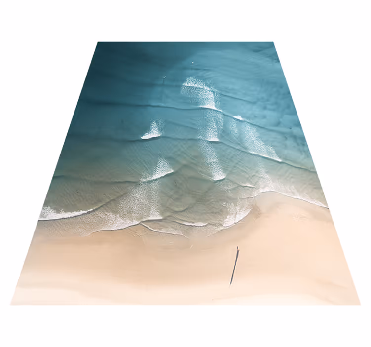 Coastal Shoreline nature vinyl carpet - TenStickers