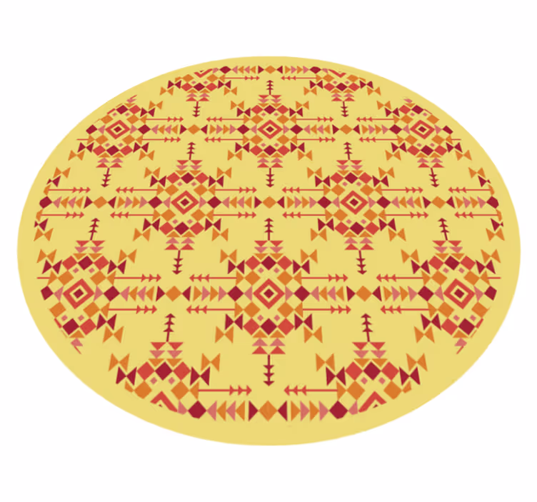 Cultural Balance ethnic vinyl carpet - TenStickers