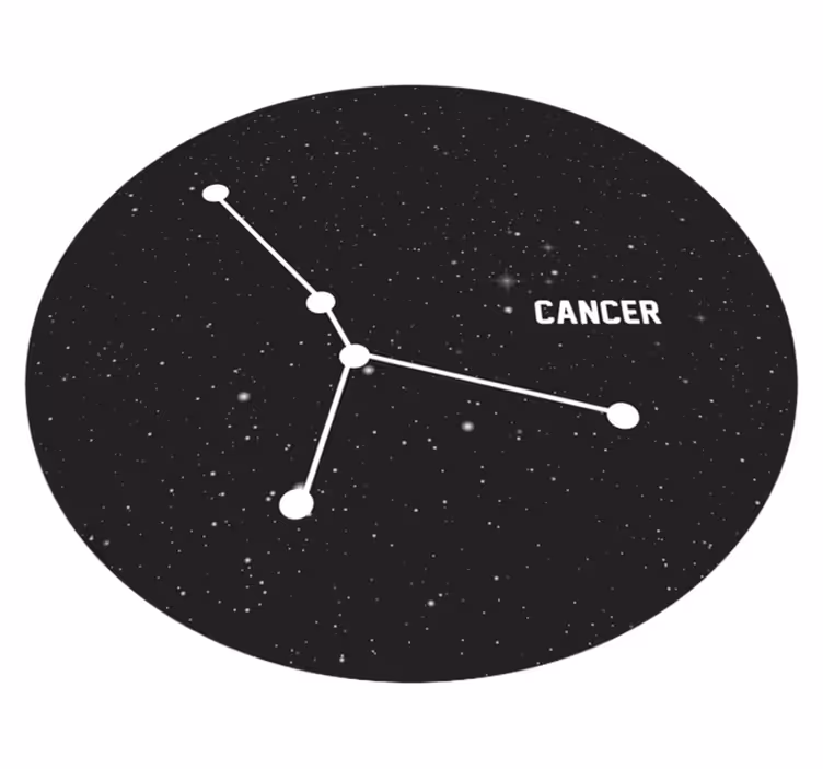 Celestial Constellation star vinyl carpet - TenStickers