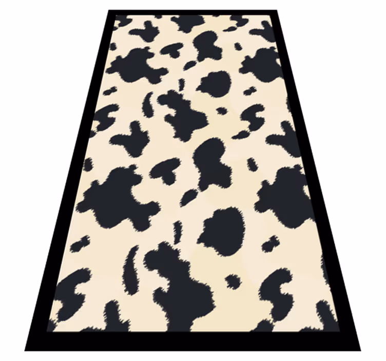 Cowhide Pattern animal print vinyl carpet - TenStickers