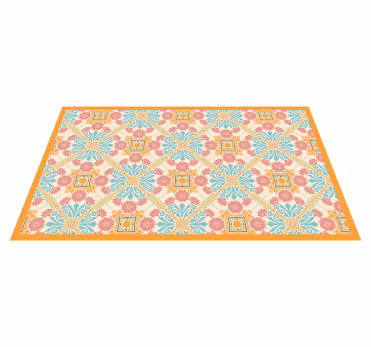 Kitchen colorful mosaic kitchen vinyl carpet - TenStickers