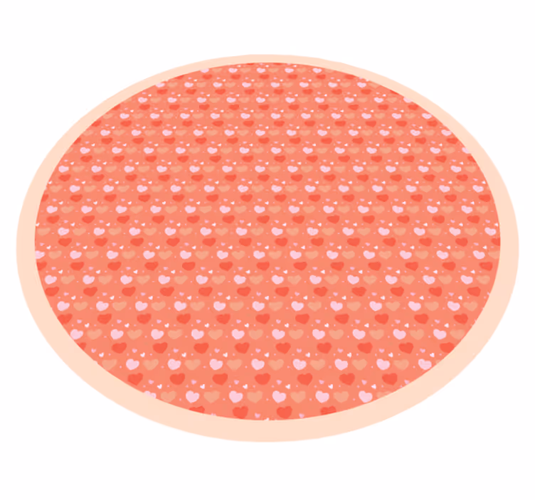 Polka Dot Circle nursery vinyl carpet - TenStickers
