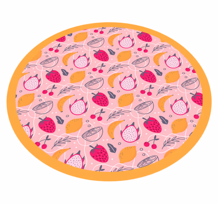 Fruity Delight animal vinyl carpet - TenStickers