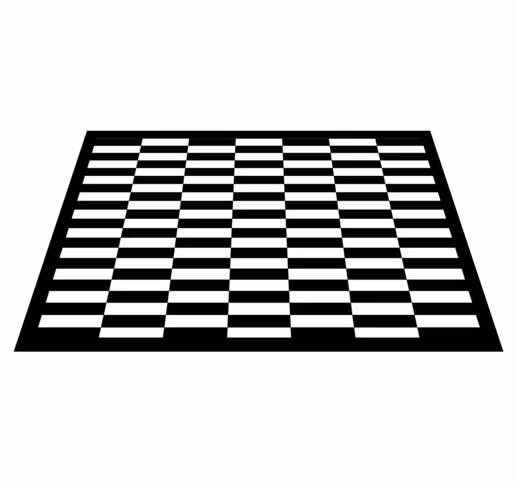 Classic Checkerboard striped vinyl carpet - TenStickers