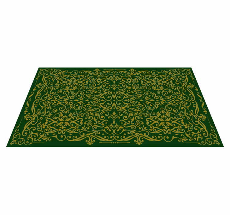 Ornate Swirling Pattern texture vinyl carpet - TenStickers