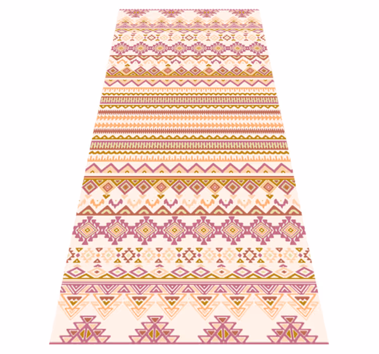 Ethnic vinyl carpet ethnic pattern runner - TenStickers