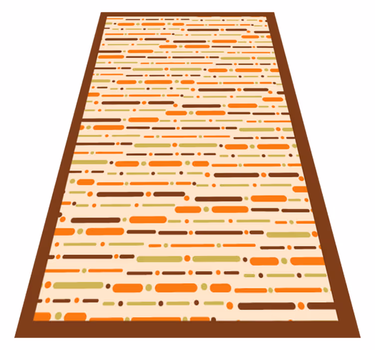 Linear Patterned Decor striped vinyl carpet - TenStickers