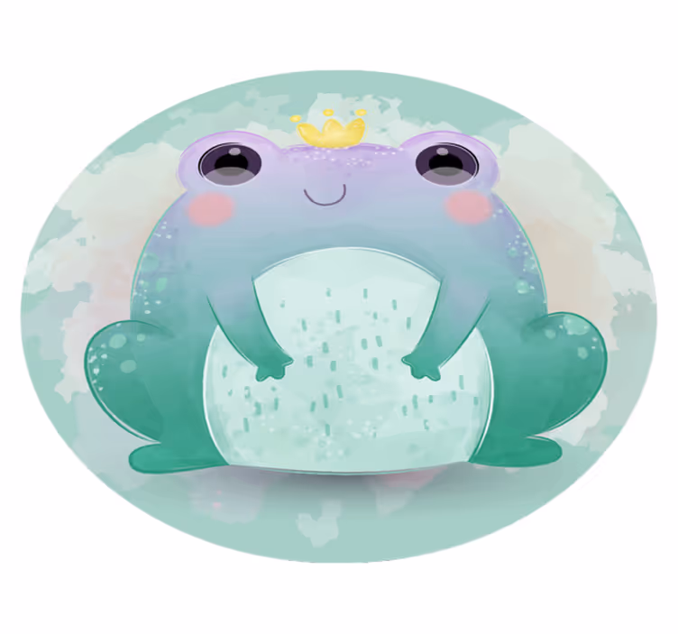 Cartoon Aquatic Friends kids vinyl carpet - TenStickers