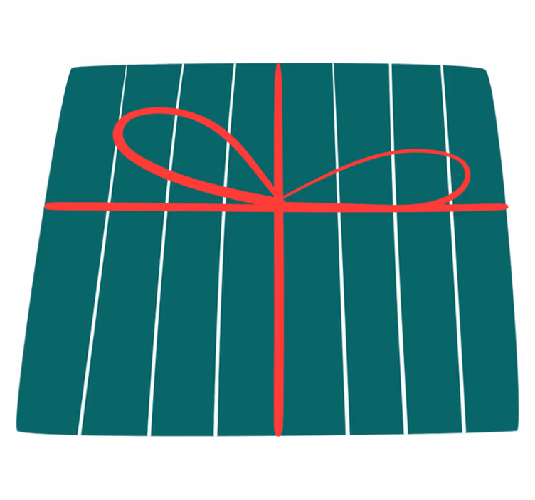 Green Red Stripes striped vinyl carpet - TenStickers