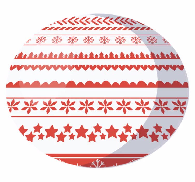 Festive Seasonal Motif Christmas vinyl carpet - TenStickers
