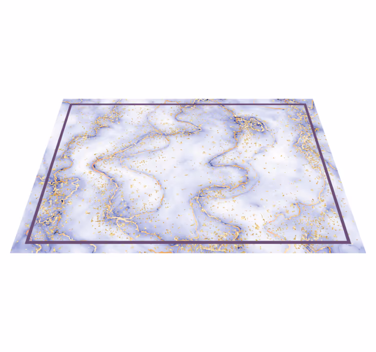 Marbled Gold Splatter marble vinyl carpet - TenStickers
