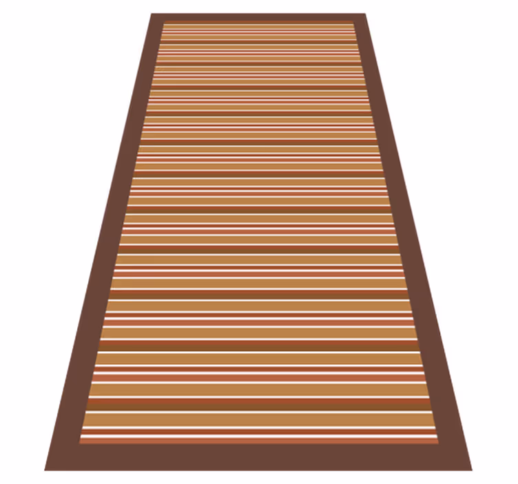 Striped vinyl carpet in striped motif - TenStickers