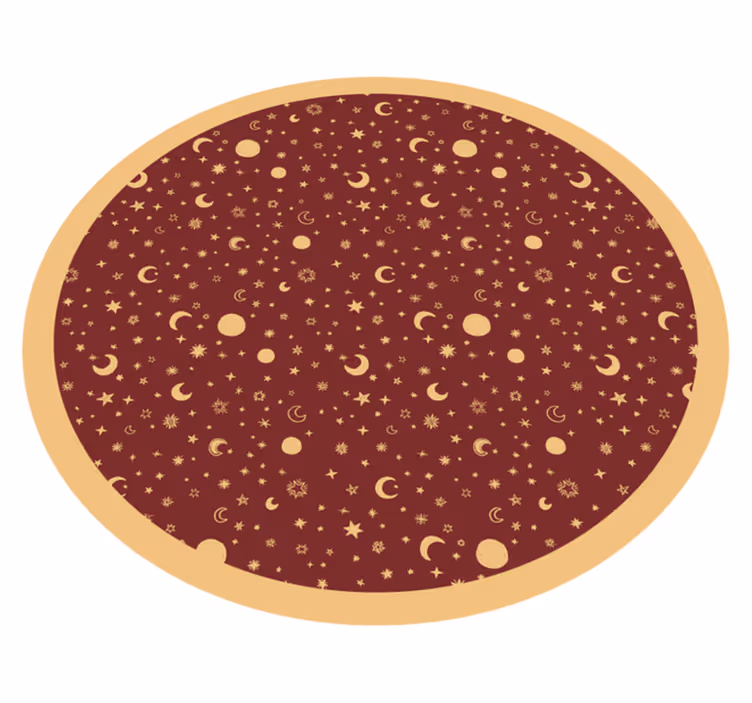 Celestial Play Area nursery vinyl carpet - TenStickers
