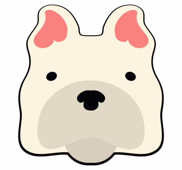 Cute Canine Decor animal vinyl carpet - TenStickers