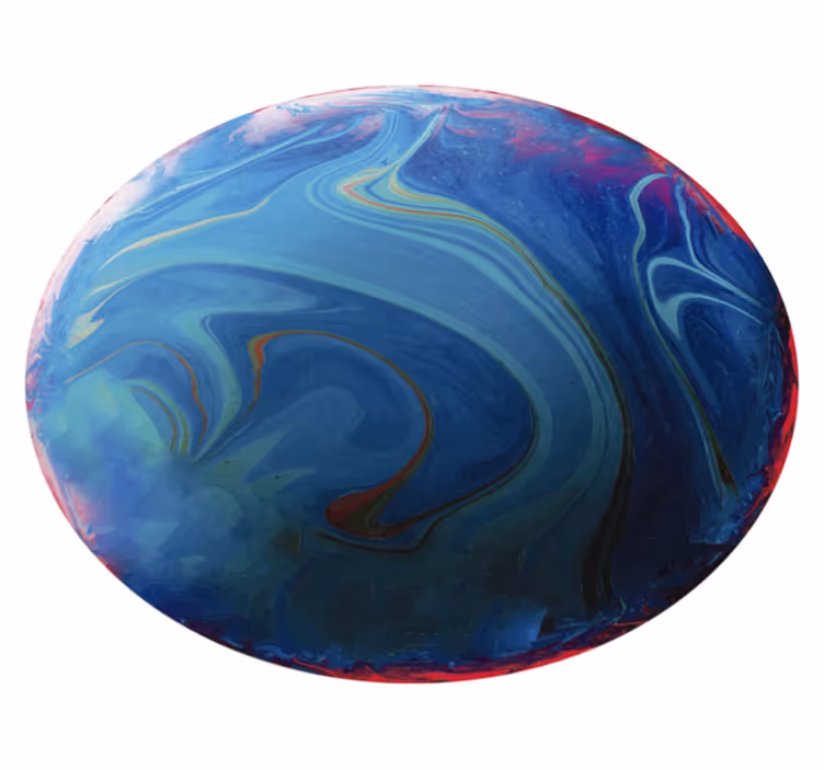 Swirling Marbled kids vinyl carpet - TenStickers