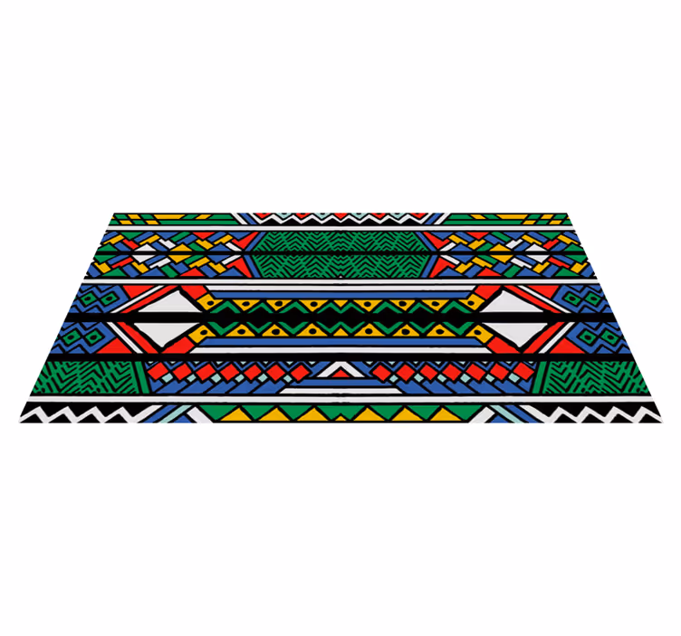 Ethnic vinyl carpet ethnic patterned tapestry - TenStickers