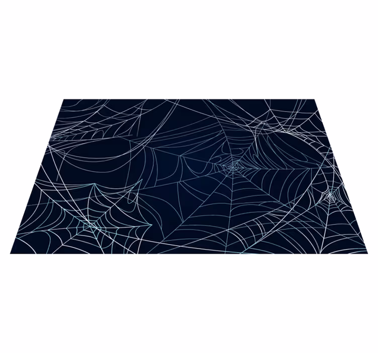 Spooky Cobwebs halloween vinyl carpet - TenStickers