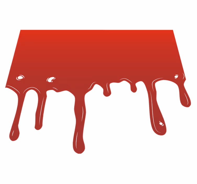 Dripping Paint halloween vinyl carpet - TenStickers