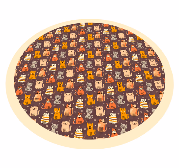 Animal Pattern Playcircle kids vinyl carpet - TenStickers