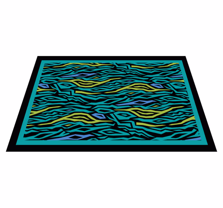 Abstract Safari animal print vinyl carpet - TenStickers