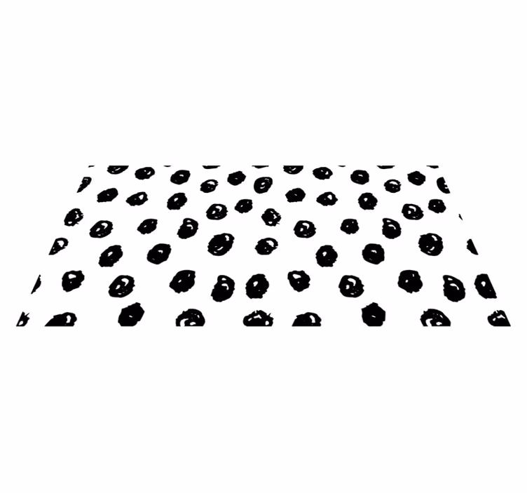 Spotted Abstract animal print vinyl carpet - TenStickers
