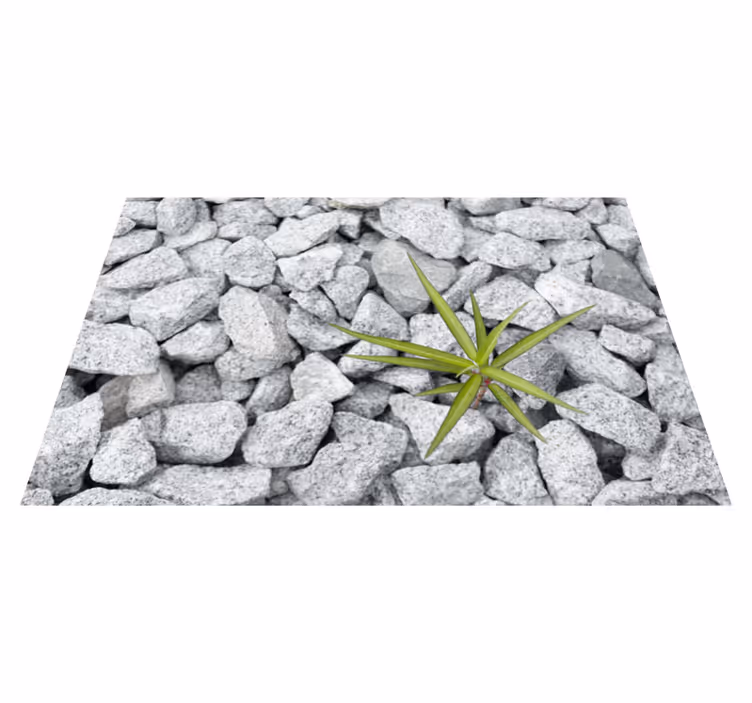 Stone Finish Surface stone effect vinyl carpet - TenStickers