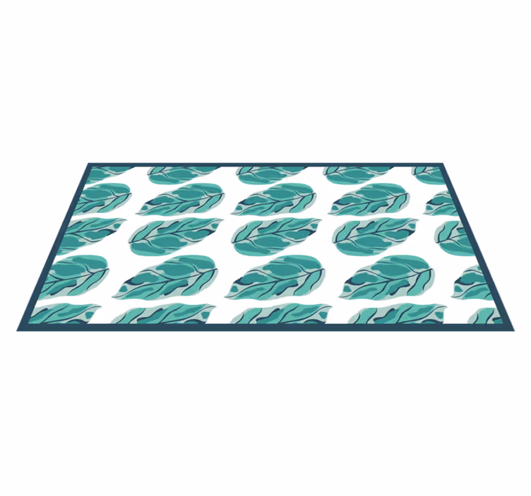 Leafy Botanical floral vinyl carpet - TenStickers