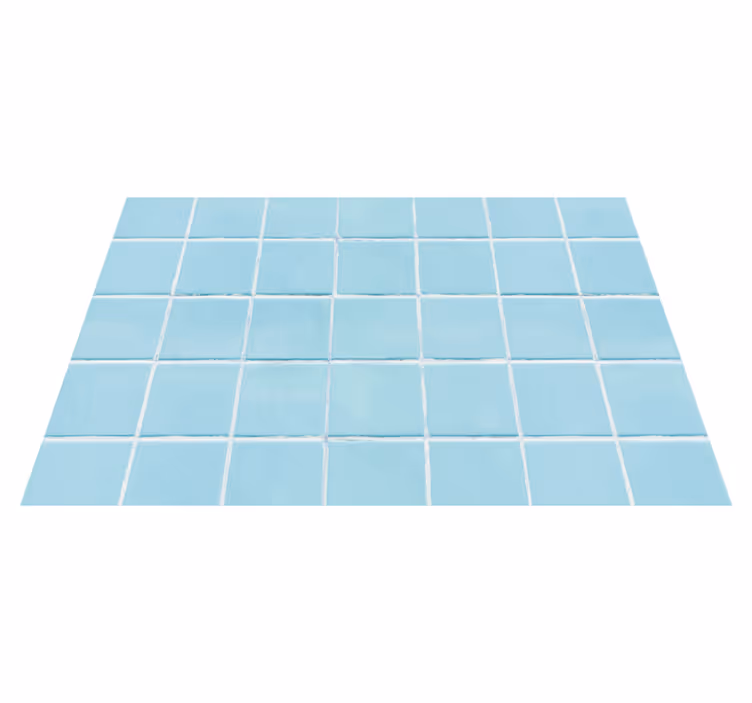 Tile vinyl carpet azure tile design - TenStickers