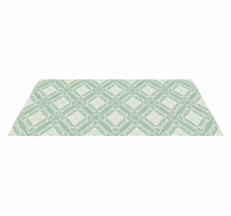 Ornamental Pattern mosaic vinyl carpet - TenStickers