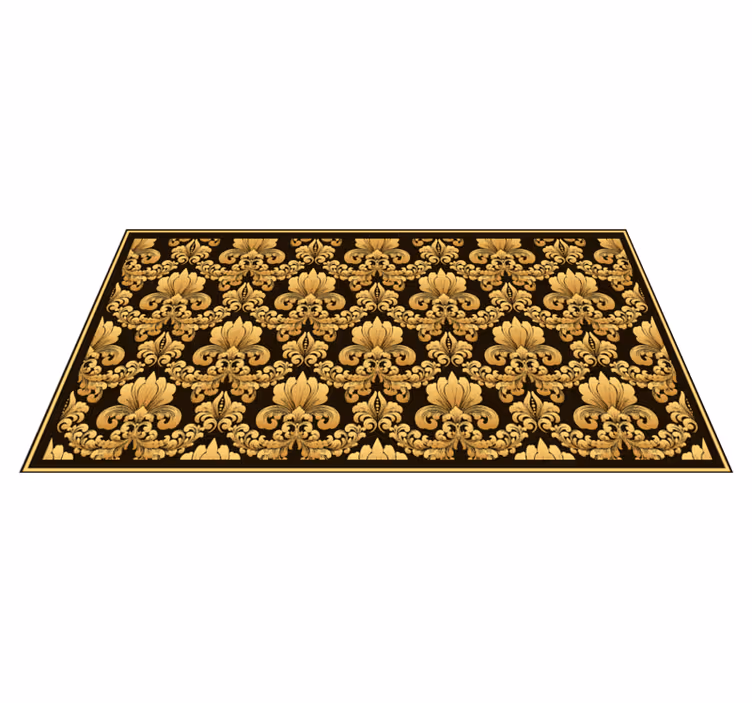 Baroque Ornamentation texture vinyl carpet - TenStickers