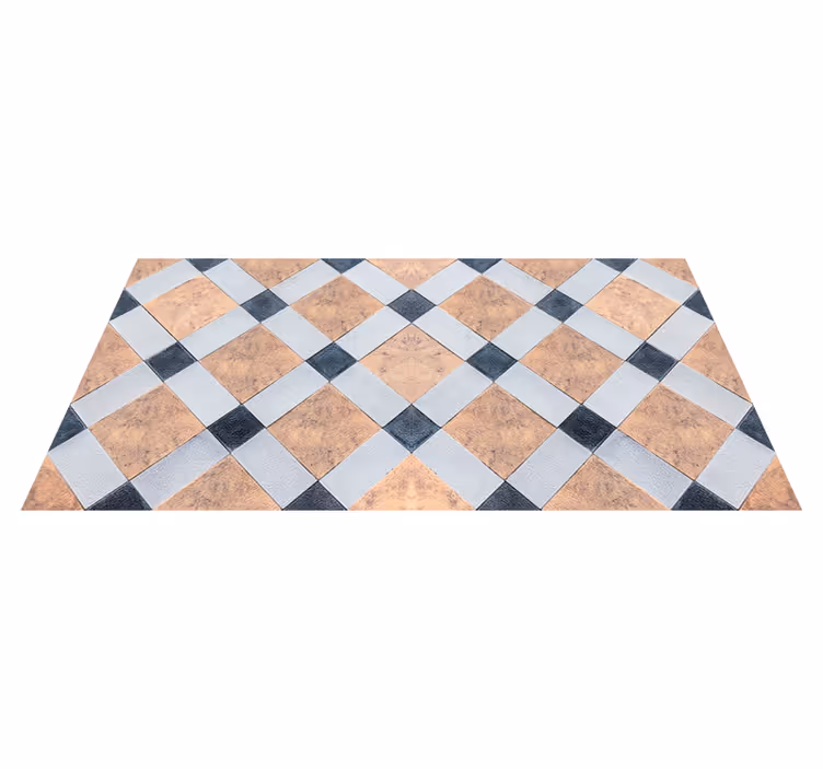 Checkerboard Flooring tile vinyl carpet - TenStickers